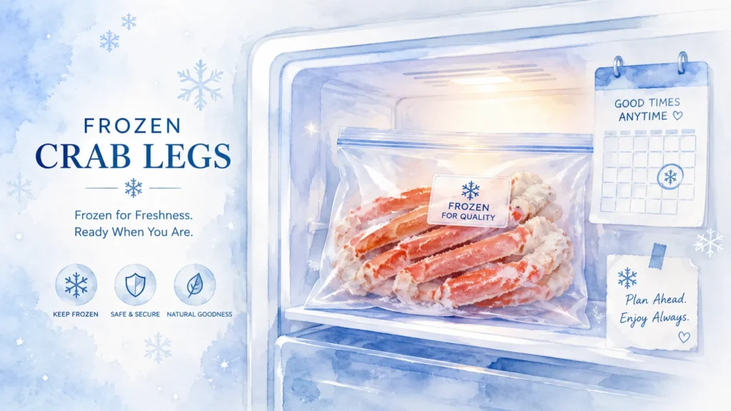 How Long Are Frozen Crab Legs Good for