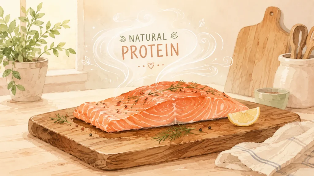 What Is the White Stuff on Salmon